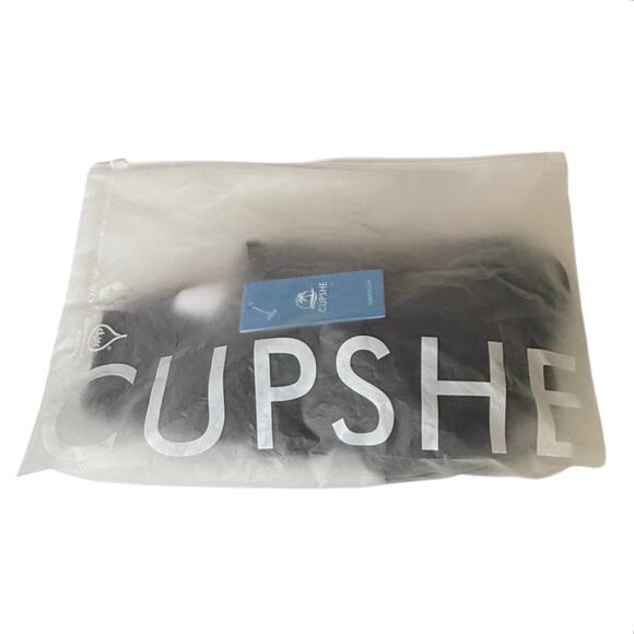 NEW Cupshe SWIMSUIT Women's LG Deep V-Wire Cross Back Cheeky One Piece Swimsuit - Picture 10 of 13